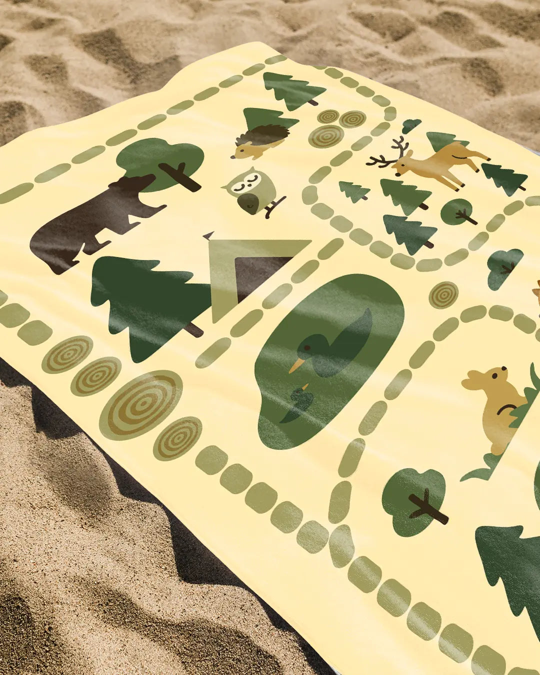 Spiel- & Badehandtuch "Waldwelt"